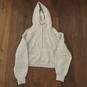 Lululemon Grey Scuba Half zip jacket (lightly worn)